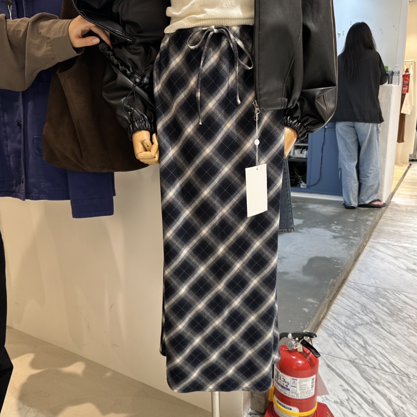 PLATE東大門㊣代購女裝新品人氣時尚休閑推薦真品熱賣25秋冬長裙PLATE長裙圖色1