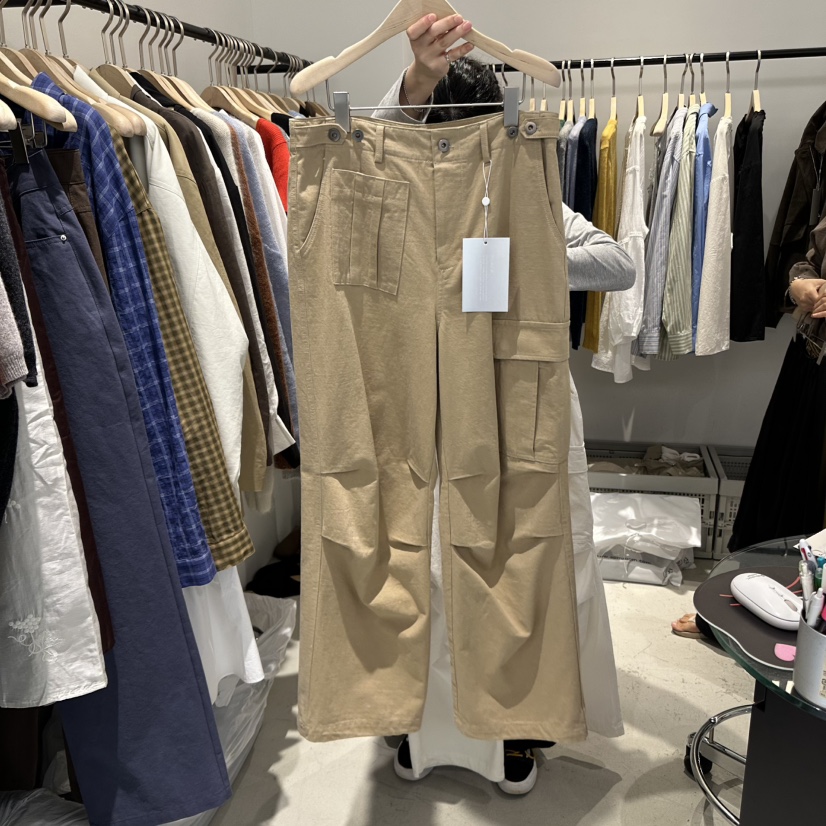 PLATE東大門㊣直郵女裝新款人氣時尚真品推薦25秋冬休閑休閑褲PLATE休閑褲