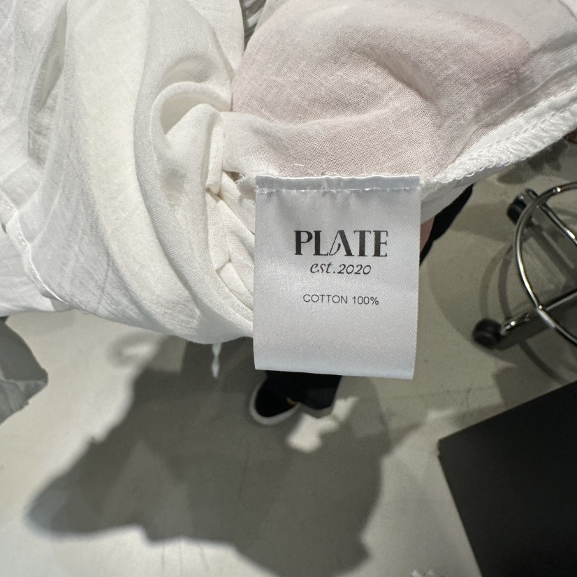 PLATE東大門㊣代購女士新品25秋冬休閑熱賣時尚人氣襯衫蕾絲衫PLATE襯衫/蕾絲衫