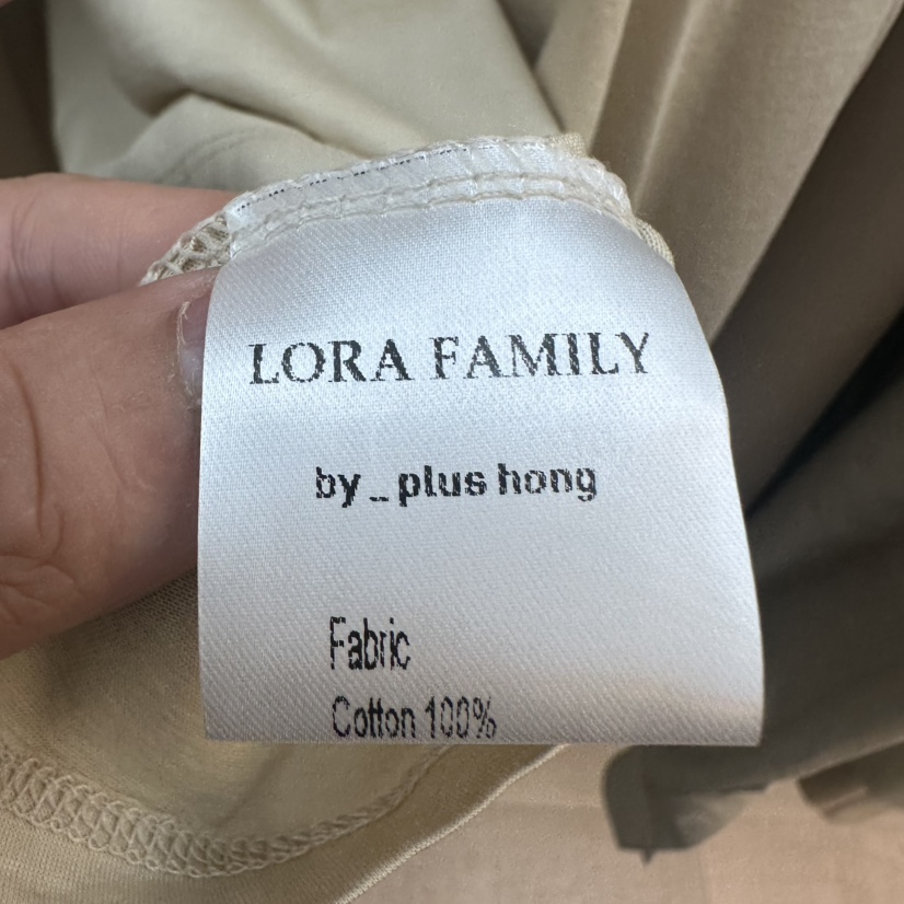 PLUS HONG-P韓國直郵㊣女士新款休閑人氣真品25秋冬長袖T恤LORA FAMILY/PLUS HONG長袖T恤