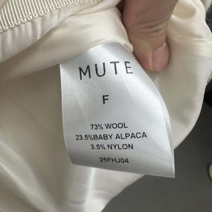 MUTE-P韓國直郵㊣女士新款推薦25秋冬休閑職業真品熱賣夾克MUTE夾克