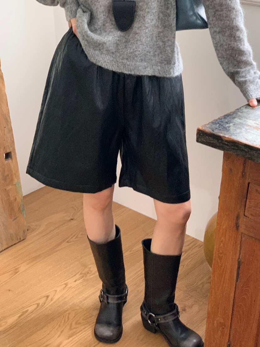 RIVER RAIN東大門㊣代購女裝新款人氣25秋冬休閑真品職業短褲RIVER RAIN短褲