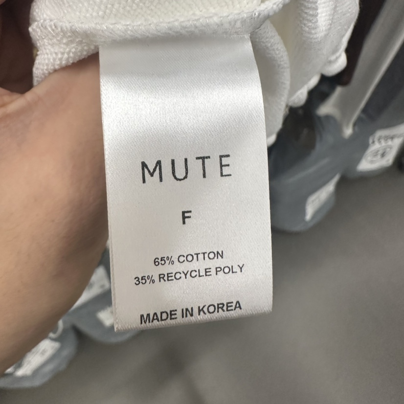 MUTE-P韓國代購㊣女裝新品人氣熱賣職業休閑25秋冬真品衛衣MUTE衛衣