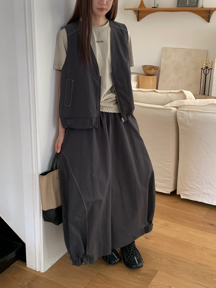 RIVER RAIN韓國代購㊣女士新品熱賣時尚休閑馬甲里外穿雙面RIVER RAIN馬甲