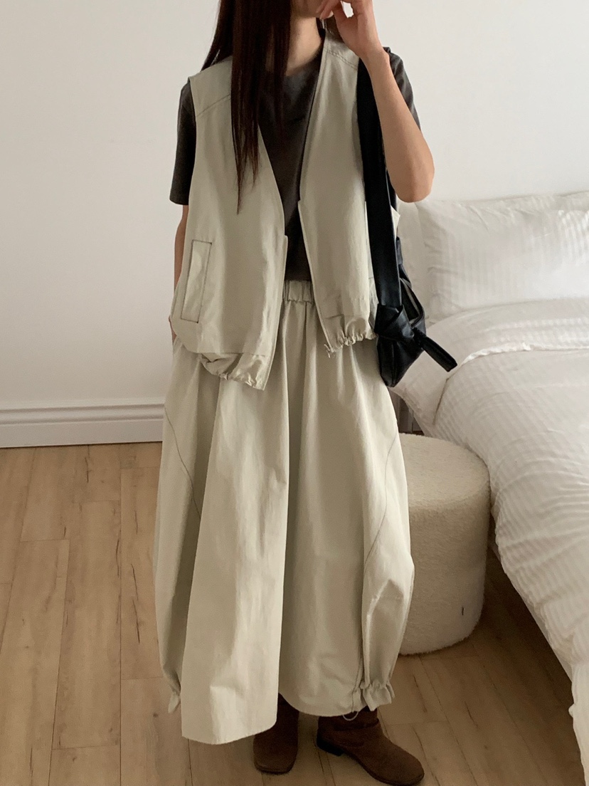 RIVER RAIN韓國代購㊣女士新品熱賣時尚休閑馬甲里外穿雙面RIVER RAIN馬甲