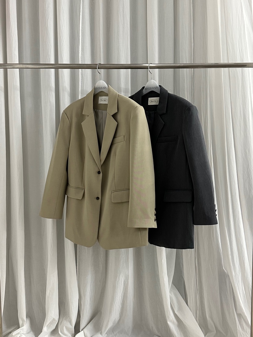 RIVER RAIN韓國直郵㊣女士新品25秋冬人氣職業休閑時尚夾克RIVER RAIN夾克