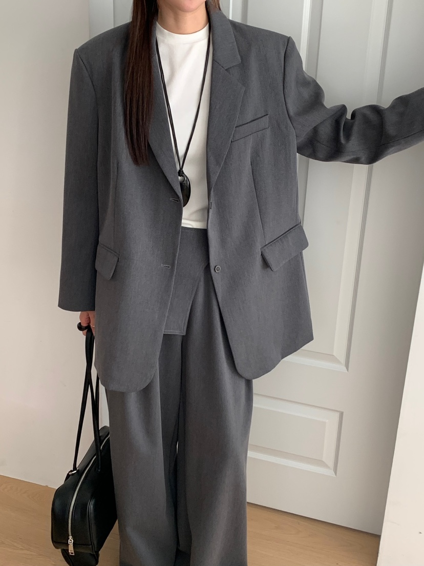 RIVER RAIN韓國直郵㊣女士新品25秋冬人氣職業休閑時尚夾克RIVER RAIN夾克