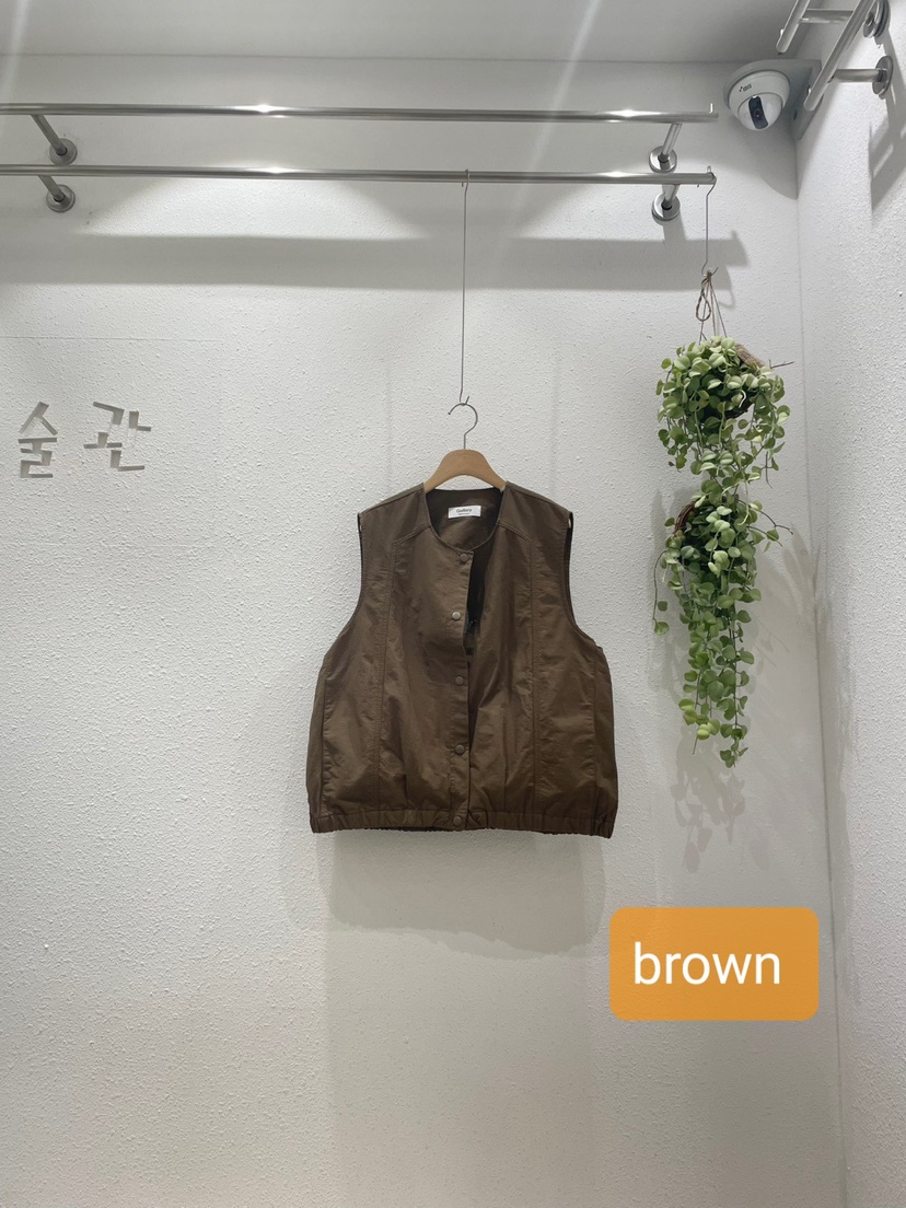 GALLERY-A韓國代購㊣女士新品職業時尚休閑人氣真品25秋冬馬甲GALLERY馬甲圖色2
