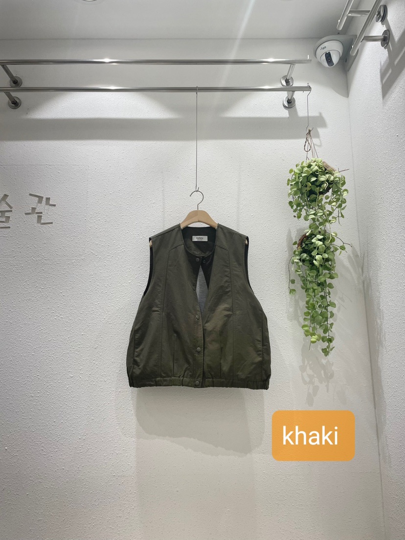 GALLERY-A韓國代購㊣女士新品職業時尚休閑人氣真品25秋冬馬甲GALLERY馬甲圖色3
