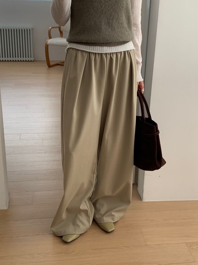 RIVER RAIN東大門㊣實拍女裝新款25秋冬人氣真品推薦休閑褲RIVER RAIN休閑褲