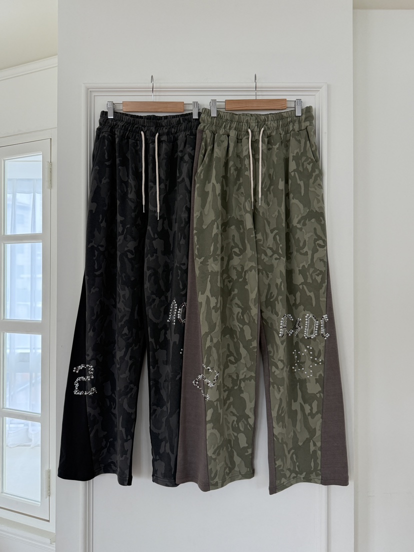 MAISONDEGLORY東大門㊣實拍女裝新款時尚25秋冬真品休閑褲迷彩MAISON DE GLORY休閑褲