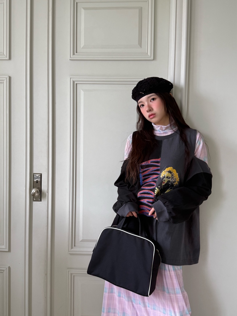 MAISONDEGLORY東大門㊣直郵女裝新品休閑推薦人氣25秋冬長袖T恤MAISON DE GLORY長袖T恤