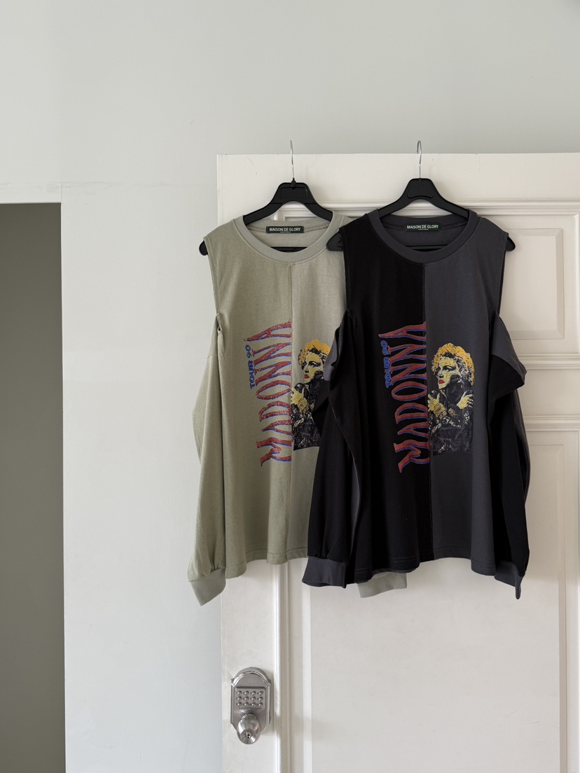 MAISONDEGLORY東大門㊣直郵女裝新品休閑推薦人氣25秋冬長袖T恤MAISON DE GLORY長袖T恤