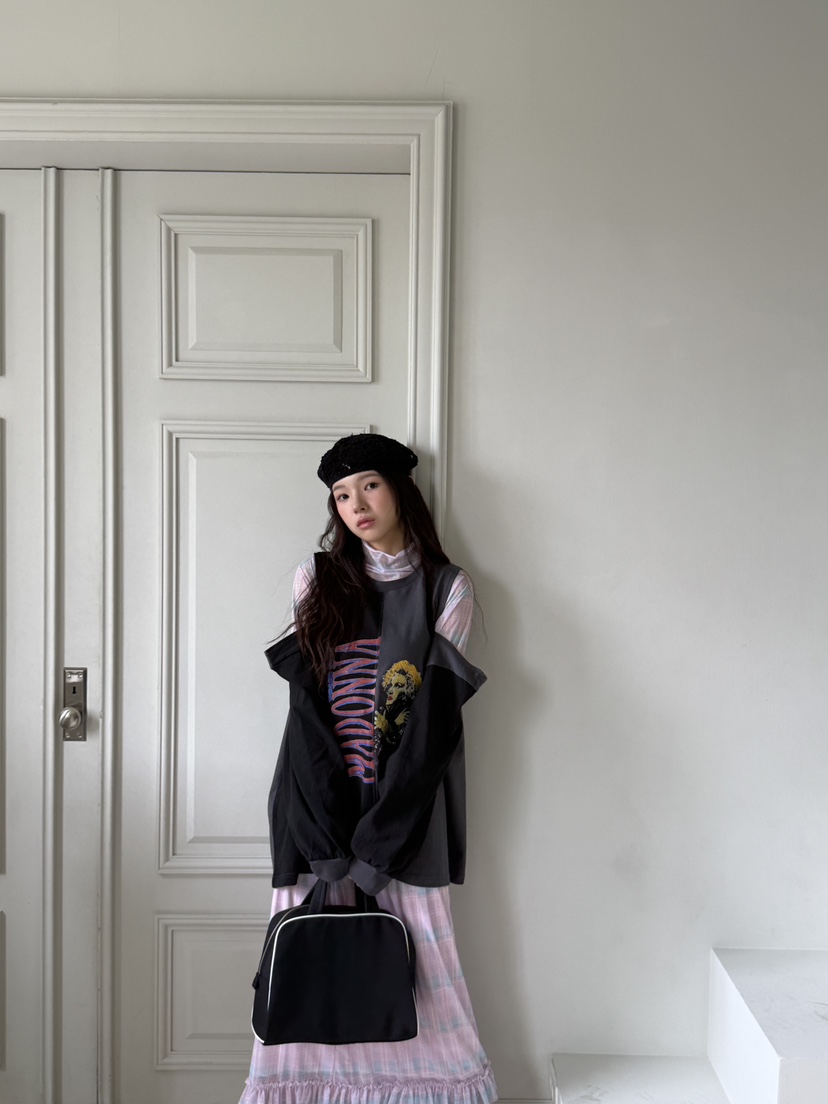 MAISONDEGLORY東大門㊣直郵女裝新品休閑推薦人氣25秋冬長袖T恤MAISON DE GLORY長袖T恤