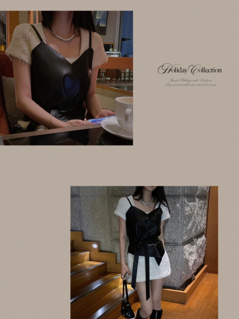 EIGHTGLOW東大門㊣實拍女士新品真品吊帶背心不含內搭含腰帶EIGHTGLOW吊帶/背心