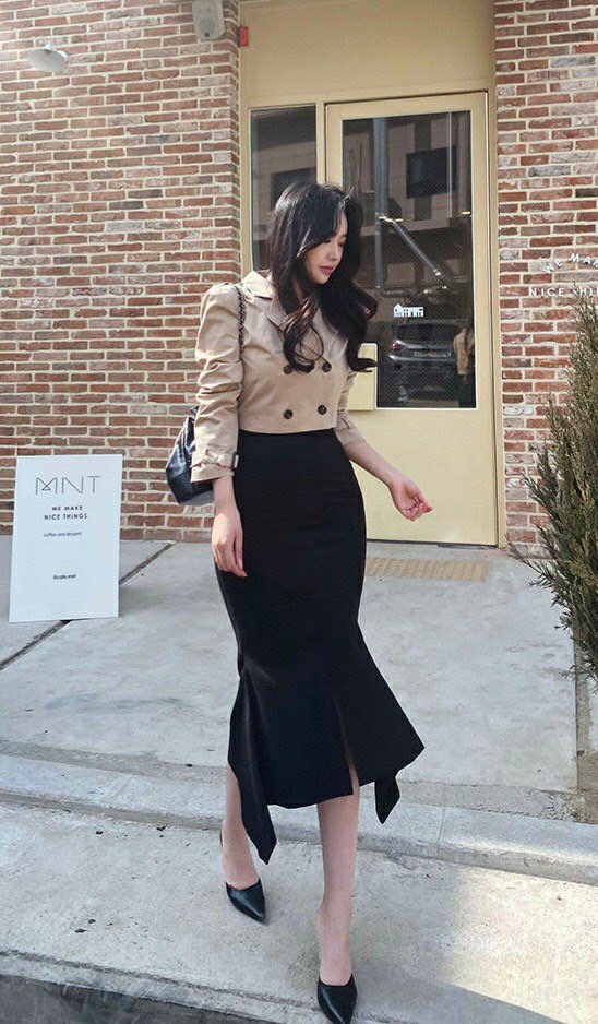 EIGHTGLOW韓國代購㊣女士新品推薦職業25秋冬時尚半身裙中短裙EIGHTGLOW半身裙/中短裙