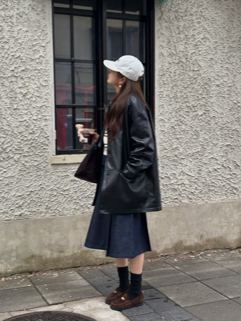 GILLI東大門㊣實拍女裝新款職業時尚人氣真品休閑25秋冬夾克皮革GILLI夾克