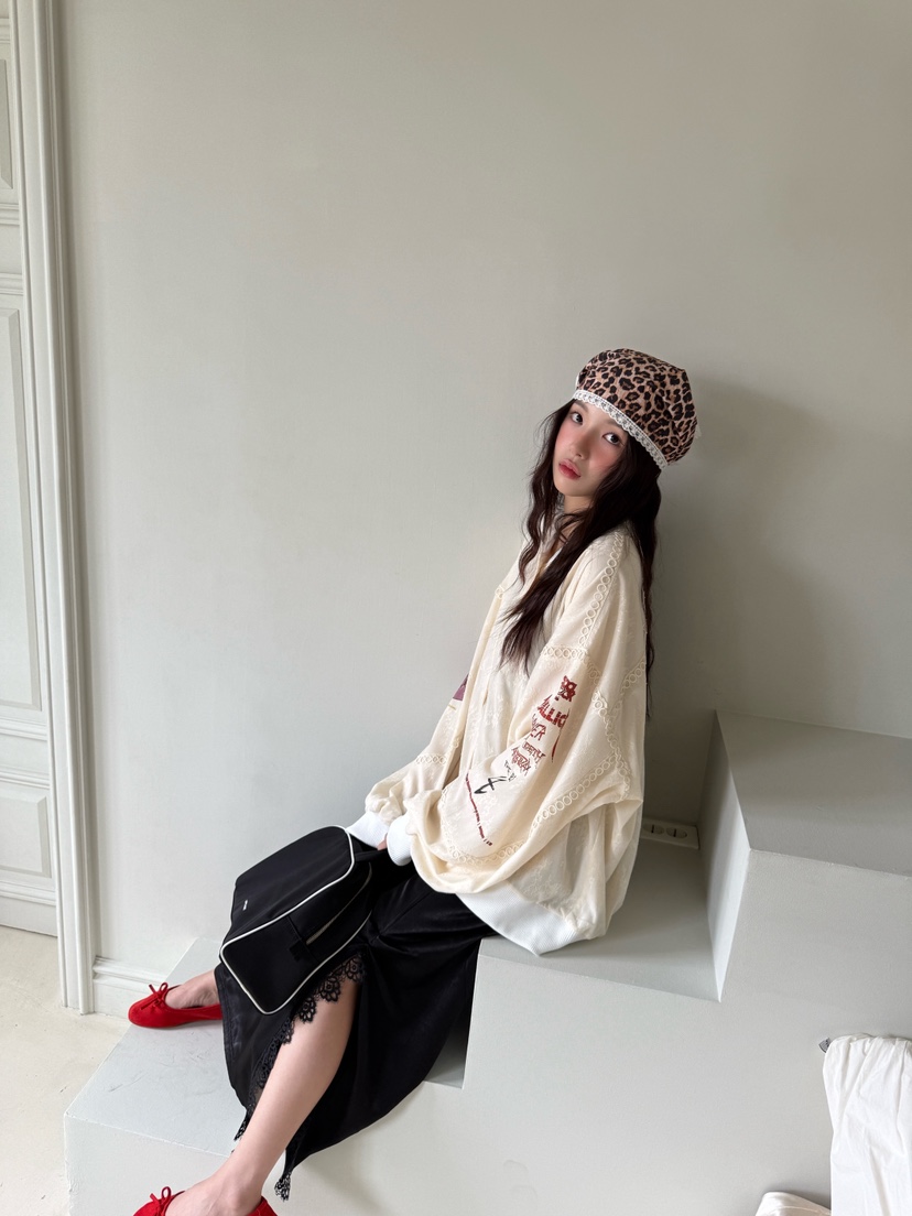 MAISONDEGLORY韓國直郵㊣女士新品25秋冬休閑推薦真品夾克蕾絲MAISON DE GLORY夾克