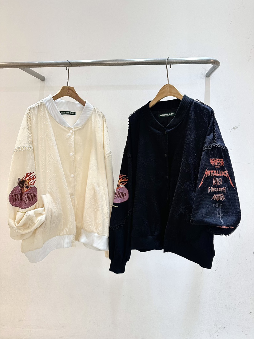 MAISONDEGLORY韓國直郵㊣女士新品25秋冬休閑推薦真品夾克蕾絲MAISON DE GLORY夾克