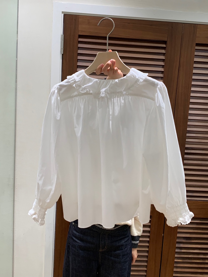 GILLI韓國直郵㊣女士新品真品推薦休閑熱賣人氣時尚襯衫蕾絲衫GILLI襯衫/蕾絲衫