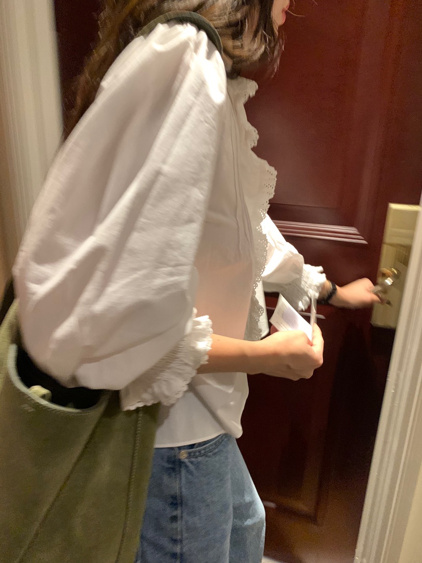 GILLI韓國直郵㊣女士新品真品推薦休閑熱賣人氣時尚襯衫蕾絲衫GILLI襯衫/蕾絲衫