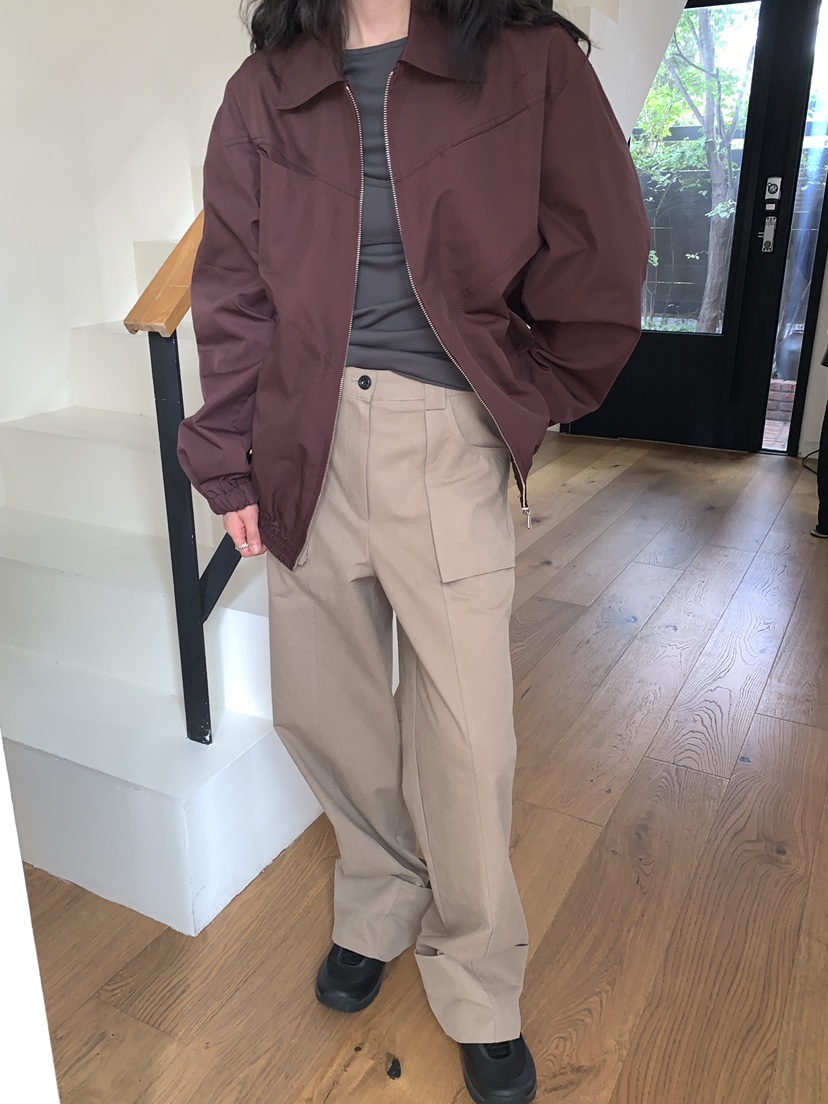 OURS韓國直郵㊣女裝新品職業熱賣真品時尚25秋冬休閑休閑褲OURS休閑褲