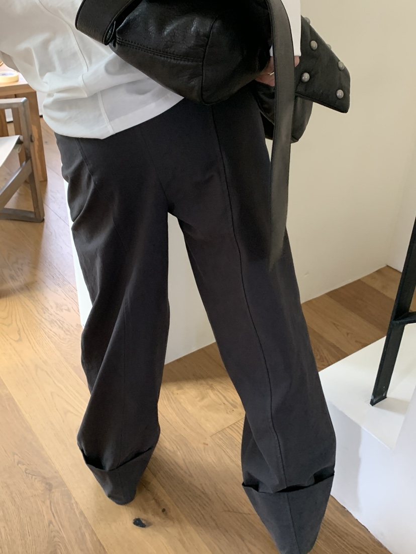 OURS韓國直郵㊣女裝新品職業熱賣真品時尚25秋冬休閑休閑褲OURS休閑褲