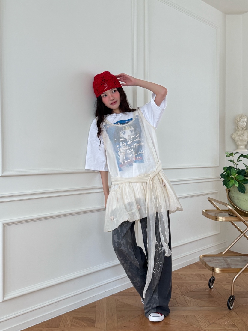 MAISONDEGLORY韓國直郵㊣女士新款時尚人氣吊帶背心不含內搭MAISON DE GLORY吊帶/背心