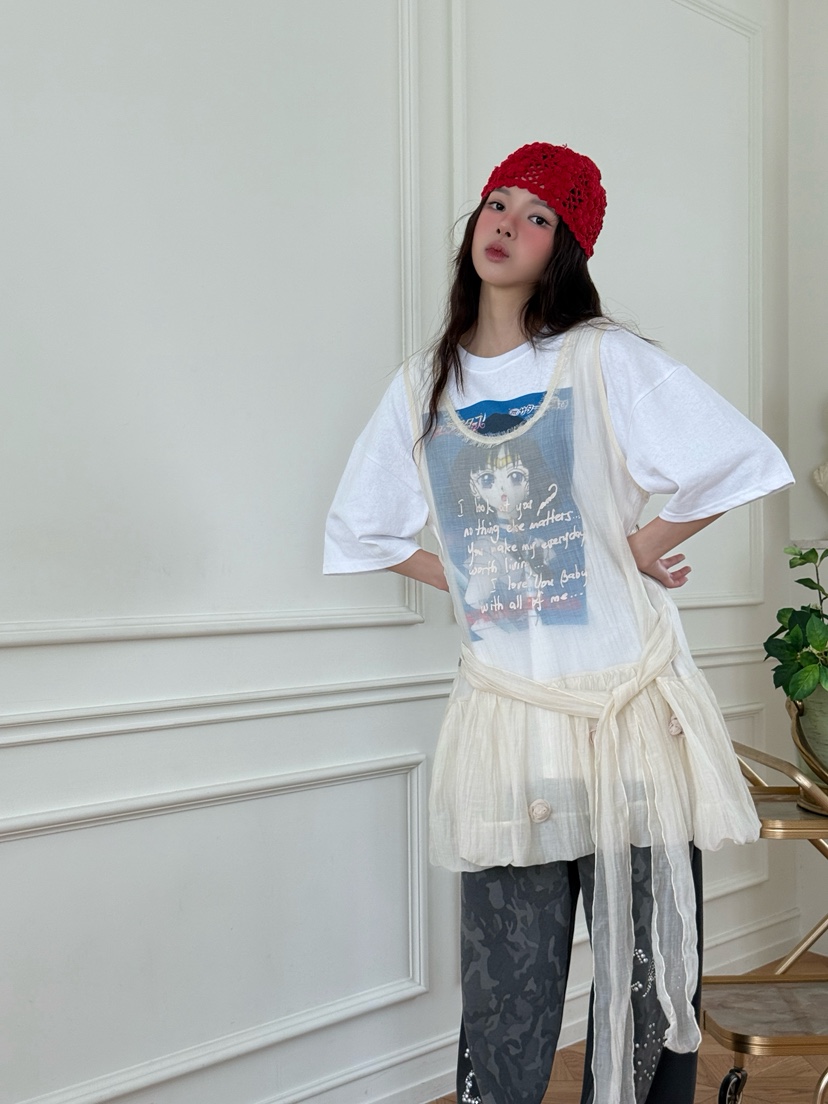 MAISONDEGLORY韓國直郵㊣女士新款時尚人氣吊帶背心不含內搭MAISON DE GLORY吊帶/背心圖色2