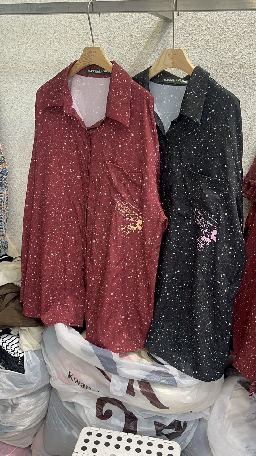 MAISONDEGLORY東大門㊣直郵女士新品人氣25秋冬時尚襯衫蕾絲衫MAISON DE GLORY襯衫/蕾絲衫