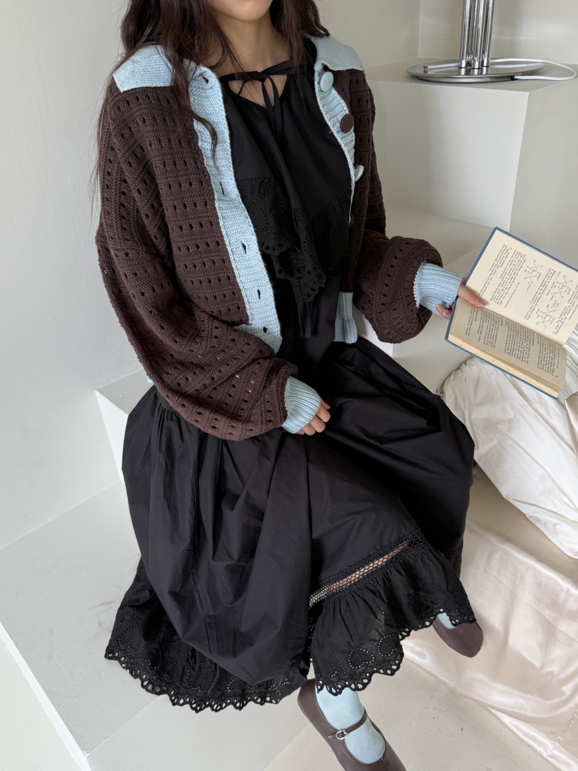 MAISONDEGLORY東大門㊣直郵女裝新款真品人氣職業休閑毛衣開衫MAISON DE GLORY毛衣