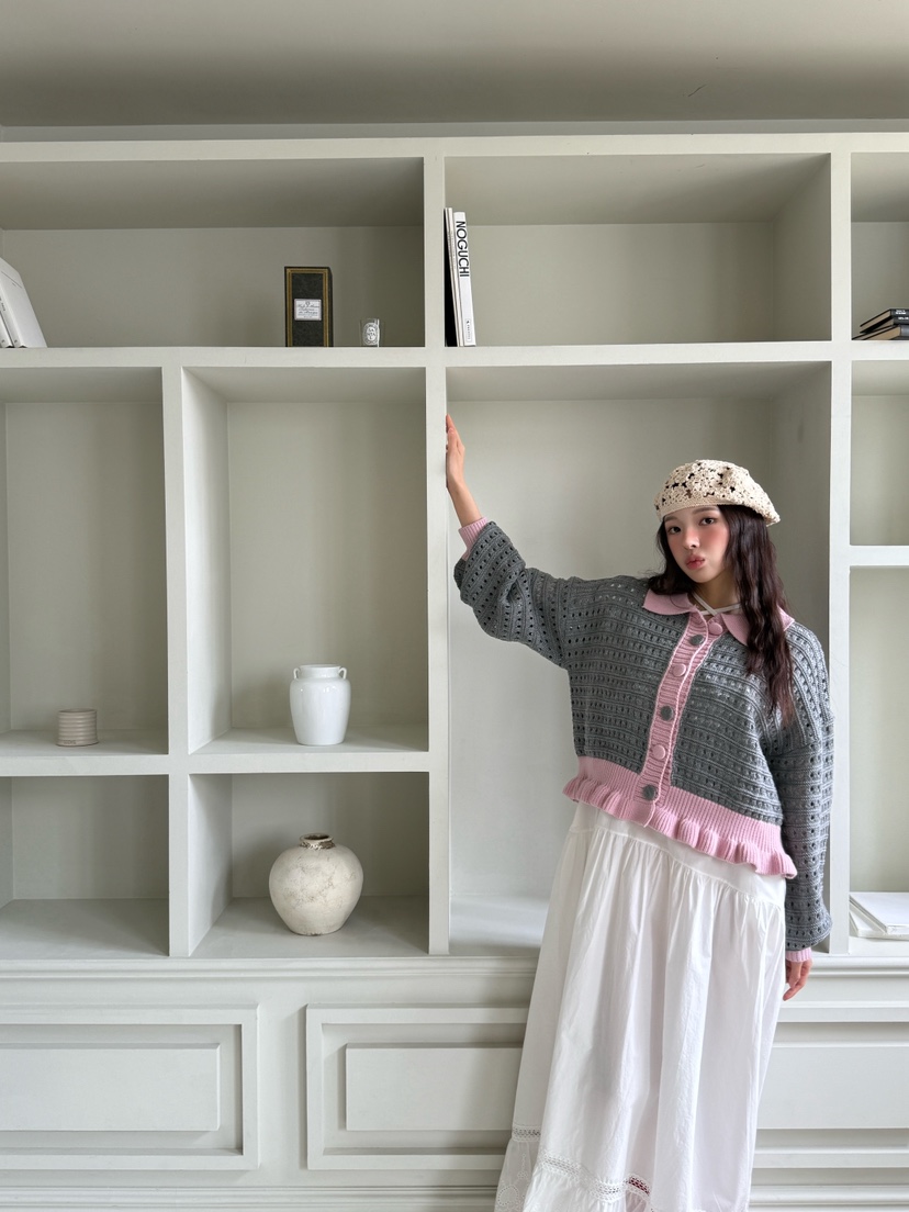 MAISONDEGLORY東大門㊣直郵女裝新款真品人氣職業休閑毛衣開衫MAISON DE GLORY毛衣