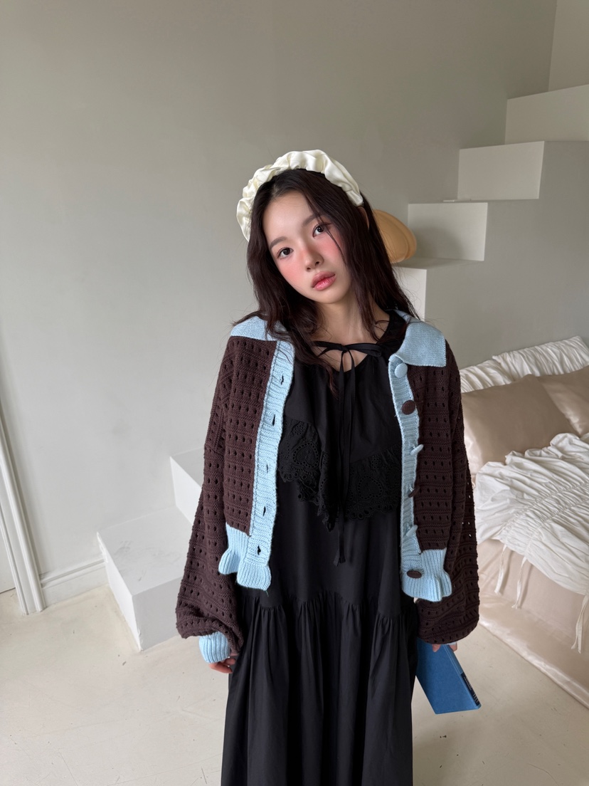 MAISONDEGLORY東大門㊣直郵女裝新款真品人氣職業休閑毛衣開衫MAISON DE GLORY毛衣