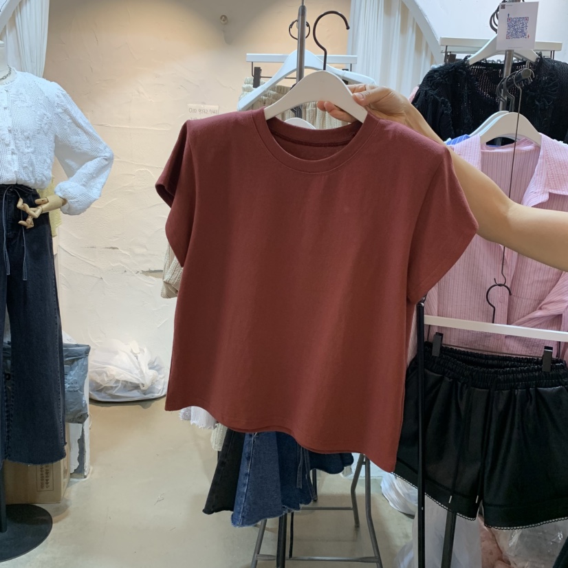 OZ韓國代購㊣女裝新款時尚真品熱賣推薦休閑人氣職業25秋冬T恤OZ.ounceT恤圖色2