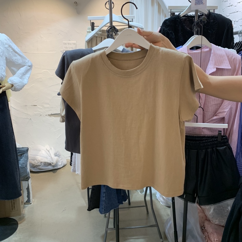 OZ韓國代購㊣女裝新款時尚真品熱賣推薦休閑人氣職業25秋冬T恤OZ.ounceT恤圖色4