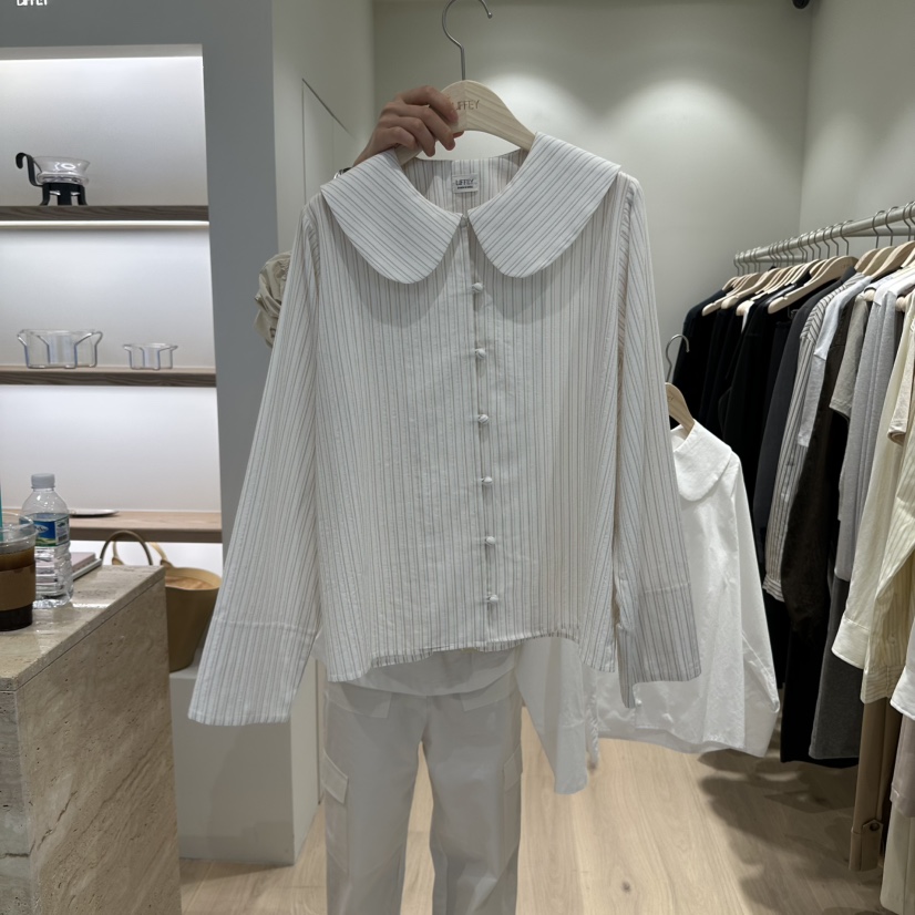LIFFEY東大門㊣代購女裝新品人氣真品推薦職業熱賣襯衫蕾絲衫LIFFEY襯衫/蕾絲衫圖色2