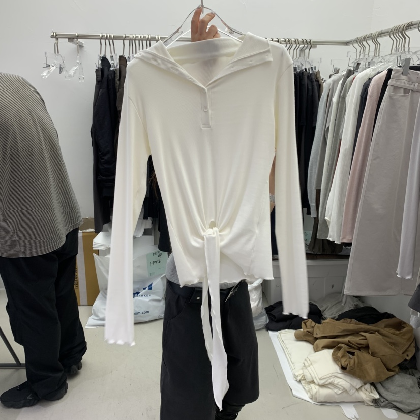 PADO韓國直郵㊣女士新款人氣熱賣推薦職業時尚真品休閑長袖T恤PADO長袖T恤圖色2