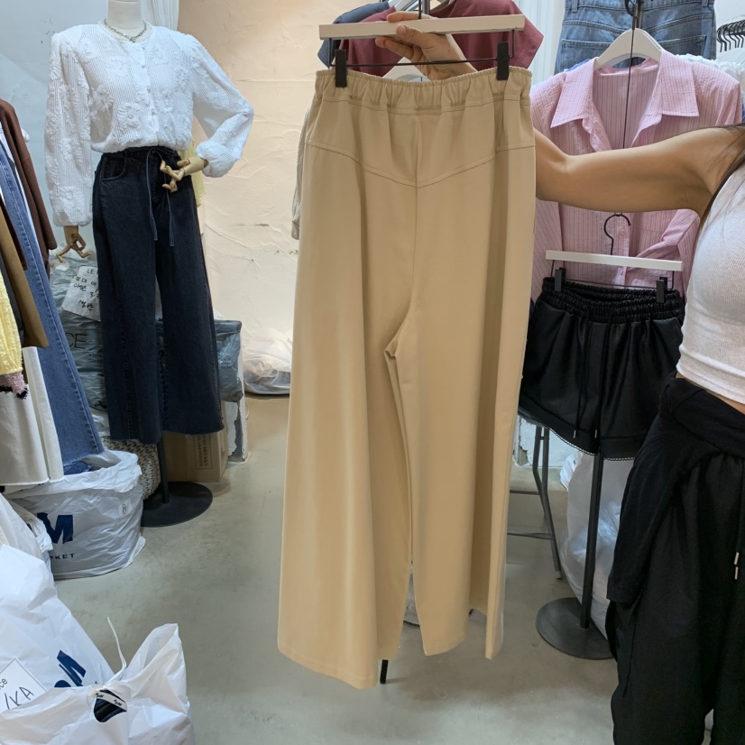 OZ東大門㊣直郵女士新品推薦休閑熱賣25秋冬休閑褲復古褶皺OZ.ounce休閑褲