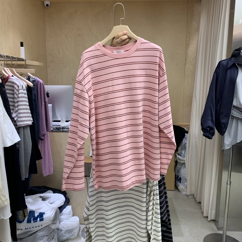 PLEASURE東大門㊣實拍女裝新品時尚真品25秋冬熱賣推薦長袖T恤PLEASURE長袖T恤圖色3
