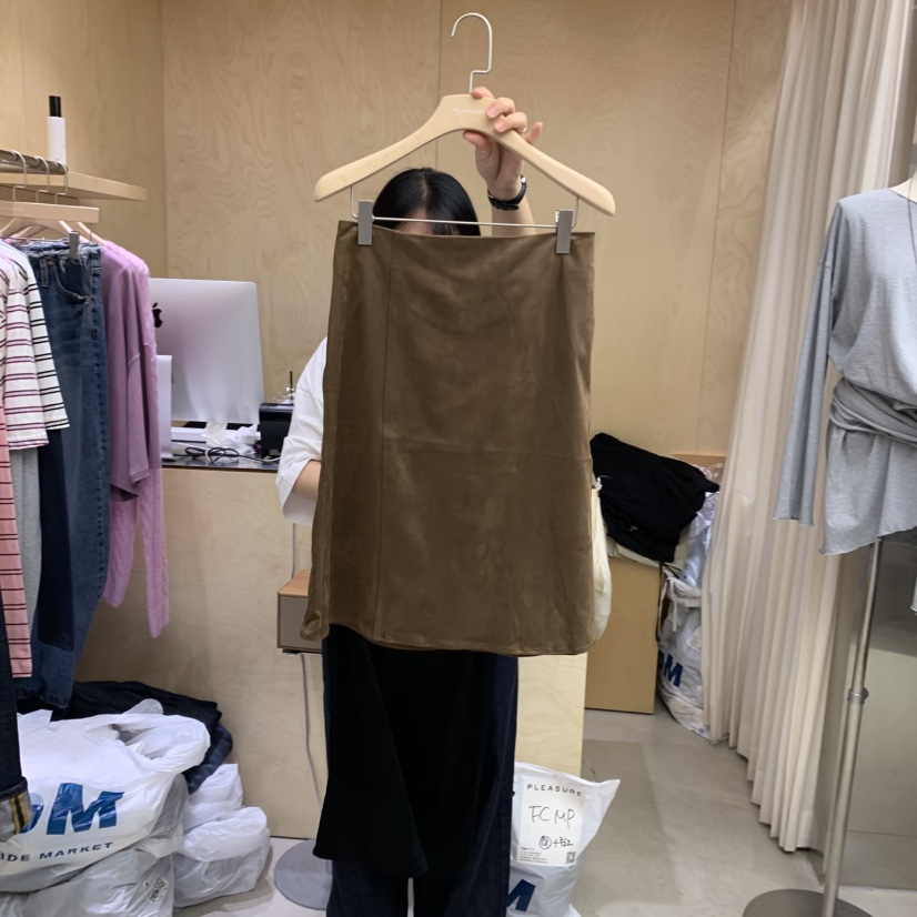 PLEASURE東大門㊣實拍女裝新款人氣時尚真品休閑半身裙中短裙PLEASURE半身裙/中短裙