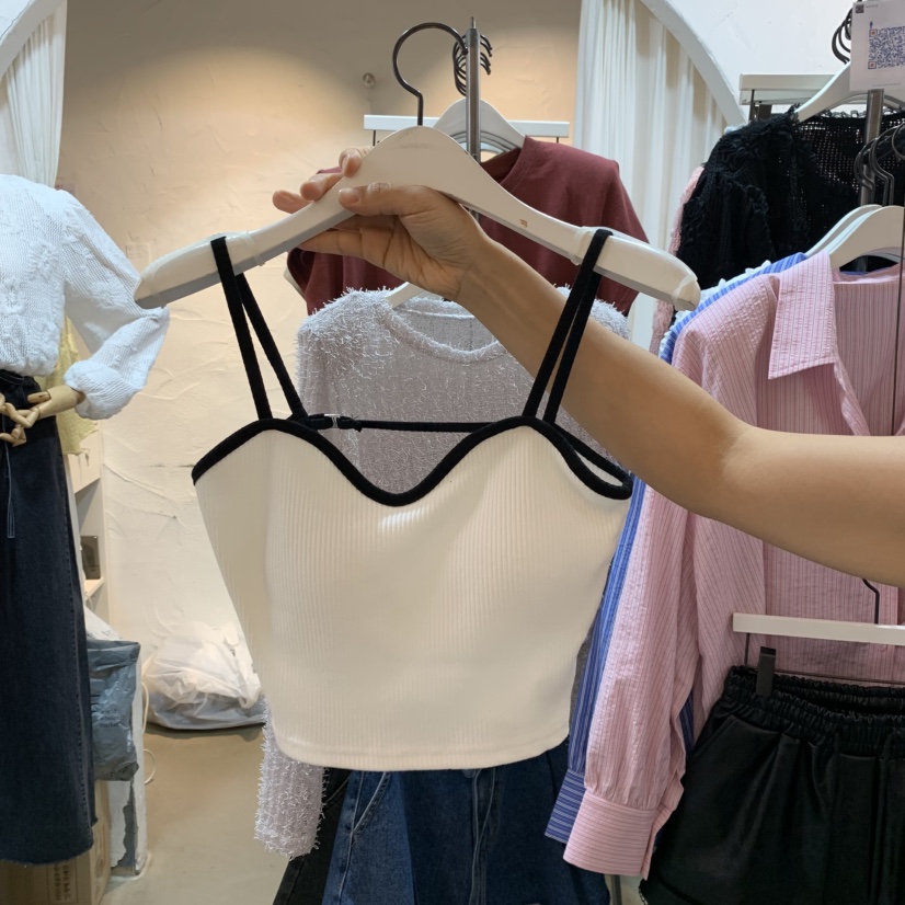 OZ東大門㊣代購女裝新品休閑人氣時尚職業推薦25秋冬吊帶背心OZ.ounce吊帶/背心圖色3