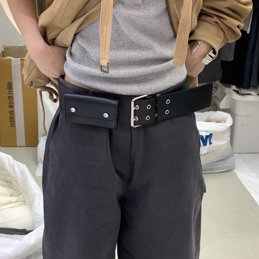 PADO東大門㊣代購女裝新款時尚25秋冬腰帶含小包雙口袋腰帶PADO腰帶圖色2