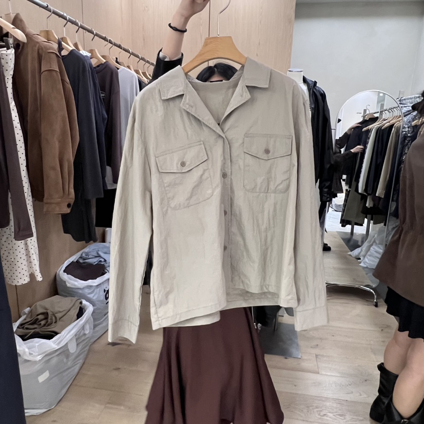 VILLABUTTON東大門㊣代購女士新款休閑職業時尚25秋冬襯衫蕾絲衫VILLABUTTON襯衫/蕾絲衫