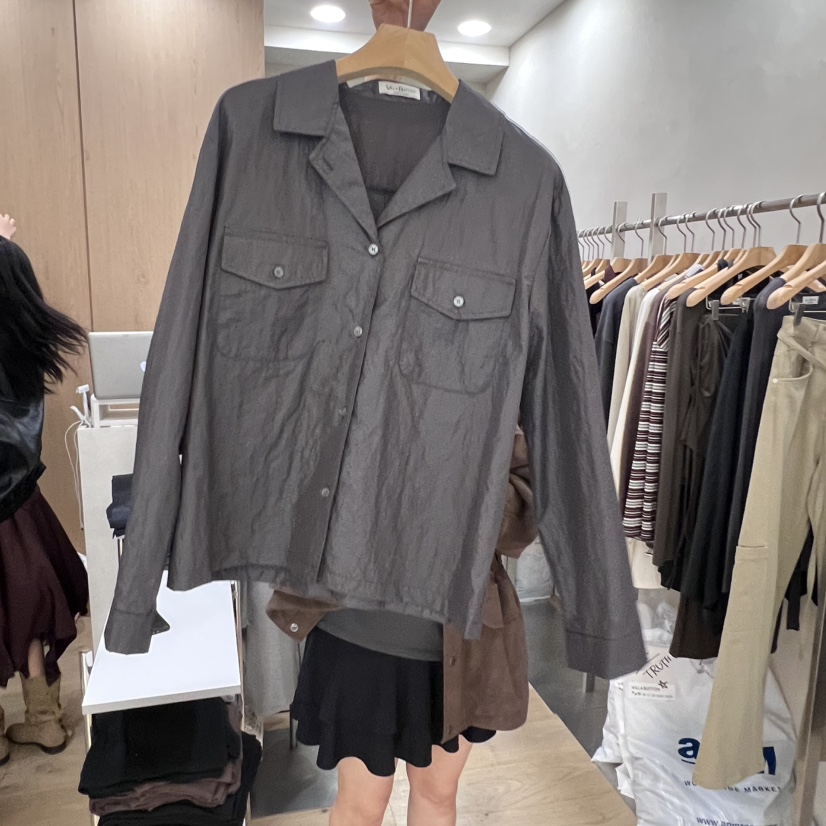 VILLABUTTON東大門㊣代購女士新款休閑職業時尚25秋冬襯衫蕾絲衫VILLABUTTON襯衫/蕾絲衫圖色2