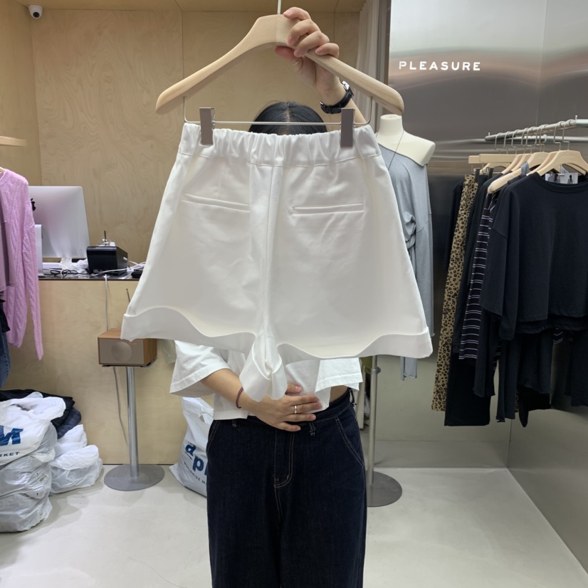 PLEASURE韓國代購㊣女士新款休閑25秋冬熱賣真品短褲不含腰帶PLEASURE短褲