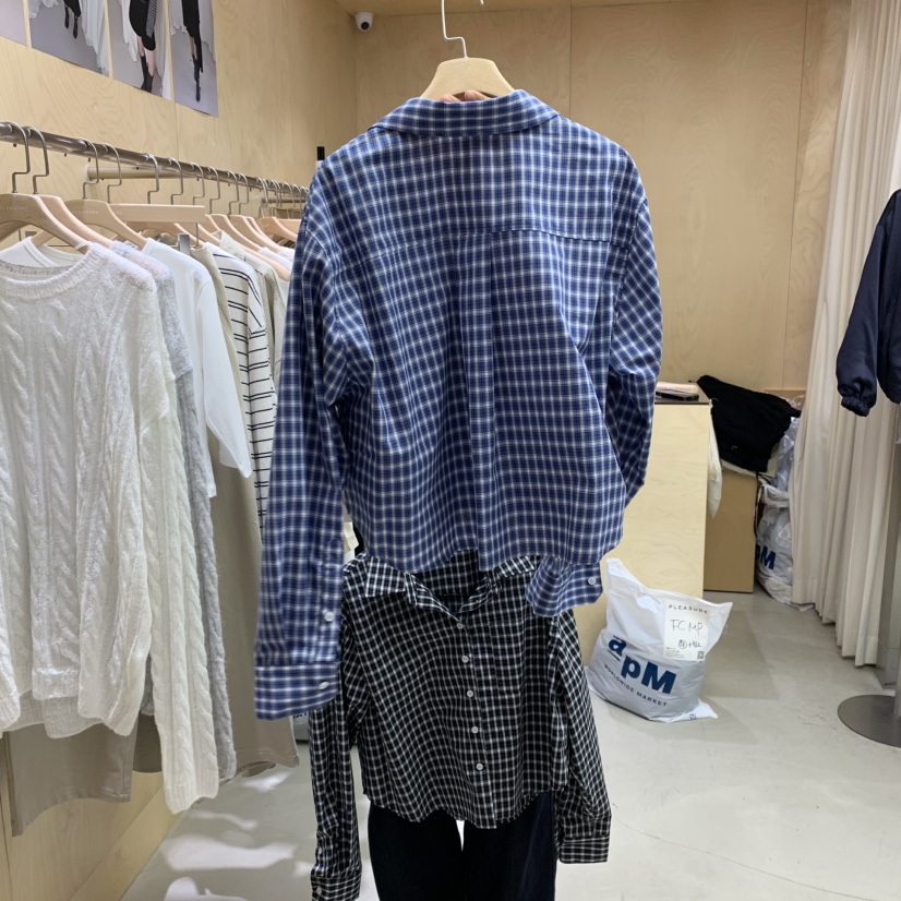 PLEASURE韓國直郵㊣女士新款真品休閑熱賣職業人氣襯衫蕾絲衫PLEASURE襯衫/蕾絲衫