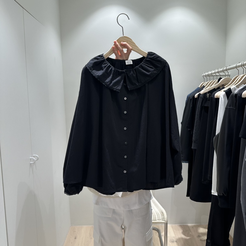 LIFFEY東大門㊣直郵女士新品時尚熱賣人氣真品襯衫蕾絲衫蕾絲LIFFEY襯衫/蕾絲衫圖色2