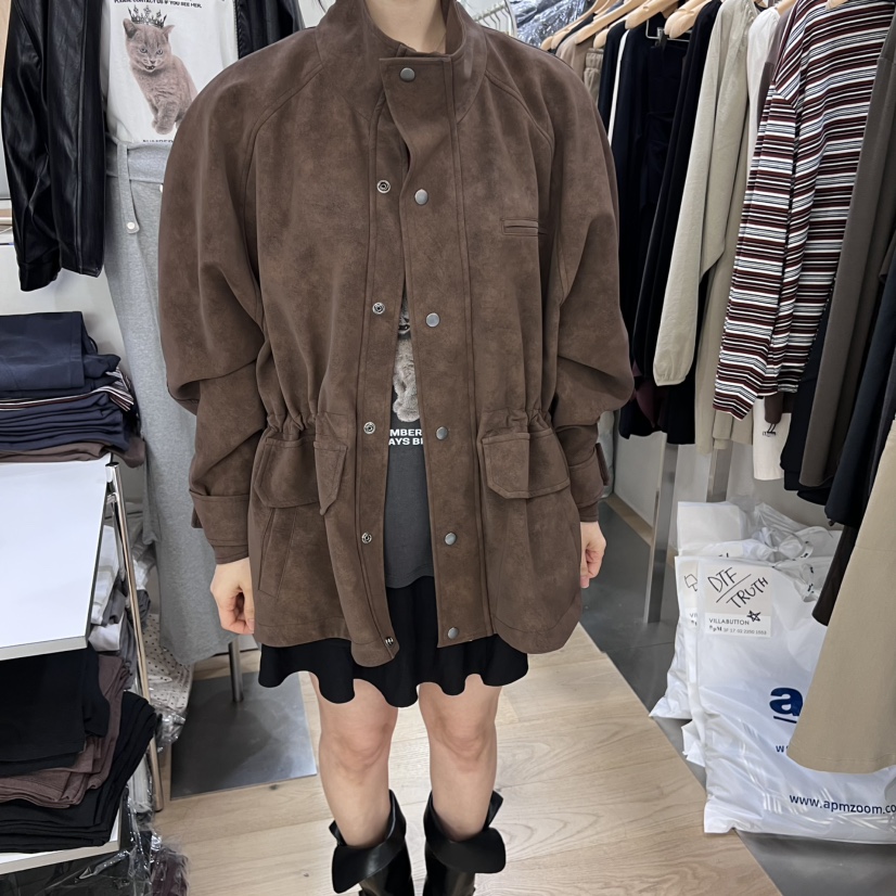 VILLABUTTON東大門㊣代購女士新款時尚25秋冬熱賣真品職業夾克VILLABUTTON夾克圖色1