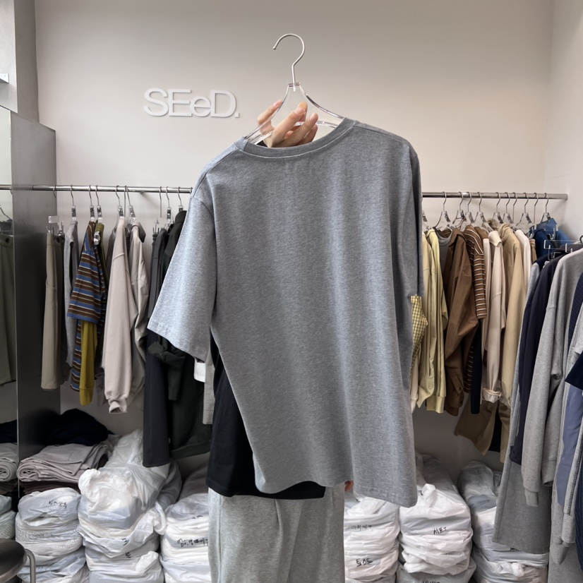 LEESEED-A東大門㊣實拍女裝新品真品職業25秋冬時尚休閑T恤SEeD/LEESEEDT恤