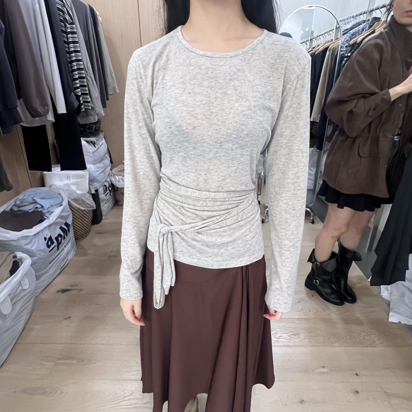 VILLABUTTON東大門㊣直郵女士新款推薦人氣熱賣時尚長袖T恤VILLABUTTON長袖T恤圖色1